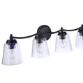 thumbnail image 3 of 50204-FB Craftmade Lighting Tyler - 4 Light Bath Vanity-Flat Black Finish, 3 of 11
