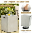 thumbnail image 6 of Gymax Propane Tank Cover Hideaway Table for Standard 20 lbs Propane Tank Grey, 6 of 10
