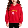 thumbnail image 6 of NAISIBABY Girls Casual Hooded Sweatshirt – Print Relaxed Long Sleeve Pullover Top for Kids Red Size 7, 6 of 6