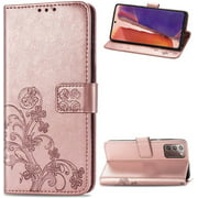 COTDINFOR Compatible with Galaxy S20 FE 5G Wallet Case Leather Flip Case Premium PU Embossed Design Magnetic Closure