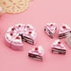 thumbnail image 1 of 10 Pcs DollHouse Cakes Kawaii DIY Miniature Artificial Fake Doll Food Cake Resin Ornament Craft Play Doll House AccessoriesPink tomato He Qiyong unisex, 1 of 1
