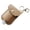 Khaki, variant on XKHBDL Hand Sanitizer Holder, Portable Leather Hand Sanitizer Travel Keychain Empty Squeeze Bottles Refillable Container for Toiletry Lotion Liquid Soap Shampoo