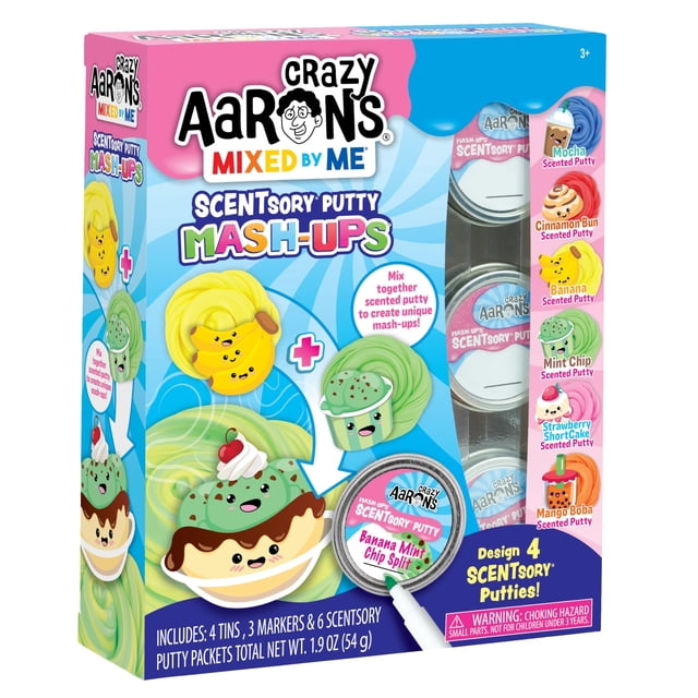 Kit de mash-ups Putty Crazy Aaron's Mixed by Me ScentSory para bricolaje