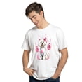 thumbnail image 3 of Faith Love Hope Maltese Breast Cancer Awareness Survivor Shirt T-shirt Unisex Merch Maltese Dog Lover Gifts Idea - 02017, 3 of 6