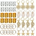 thumbnail image 1 of 80pcs Dreadlock Bijoux Femmes Dreadlocks Perles Manchettes Cheveux Bagues Charmes, 1 of 8
