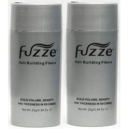 Black Hair Building Fibers For Thinning Hair 25g By Fuzze Hair