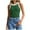 Green, variant on Vivianyo HD Trendy Women's Sleeveless Tank Tops Womens Summer Sleeveless Tank Tops Ribbed High Neck Racerback Slim Fitted Color Block Casual Shirts