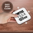 thumbnail image 7 of 3dRose, COFFEE YOGA WINE, set of 4 Coasters - Soft, 7 of 7
