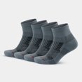 thumbnail image 5 of GoWith Running Socks for Men and Women | Cushioned Anti Blister Ankle Socks | 4 Pairs | Model: 3594, 5 of 12