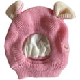 thumbnail image 1 of wefenad Orejas silenciosas para perros, orejeras para perros grandes, gorros de punto antirruido para perros, gorro de invierno cálido con cubierta para las orejas para perros media y grandes, co d7, 1 of 3
