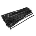thumbnail image 4 of Uxcell Bridas de Cable Reutilizables Bridas de Cable Ajustables Envolturas de Bridas de Nylon 17.72" x 0.29" Negro 100pcs, 4 of 5