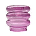 thumbnail image 3 of Lipstore Glass Flower Vase Tealight Candle Holder Simple for Cafe Dining Room Wedding, 3 of 8