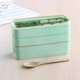 thumbnail image 1 of Topper contenedor de alimentos 3 pisos lunch box + cubiertos Casa y Concepto  CC091, 1 of 2