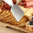 thumbnail image 4 of Juego de Cuchillos y Tabla de Queso Hecef de Bambú 17 Pulgadas 13 Piezas, 4 of 9