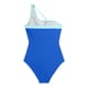 thumbnail image 4 of Traje de Baño de Color Sólido de las Mujeres, una Pieza Conservadora con Combinación de Colores Y Hombro Plano para la Playa Y la Piscina, Conjunto de Trajes de Baño de Verano, 4 of 9
