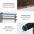 thumbnail image 3 of 5-Tier Kitchen Bakers Rack, Multifunctional Storage Shelf with Reinforced Rods - for Kitchen, Bedroom & Living Room, 3 of 5