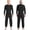 Black, variant on Adult Adaptive Clothing Back Zip Sleepwear Anti-strip Jumpsuits for Special Needs And Disabilities Black 3XL