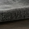 thumbnail image 6 of Nourison Luxurious Shag Grey 4' x 6' Area Rug, Solid, Plush, Bed Room, Living Room, Dining Room, Kitchen, Easy Cleaning, Non Shedding,, 6 of 9