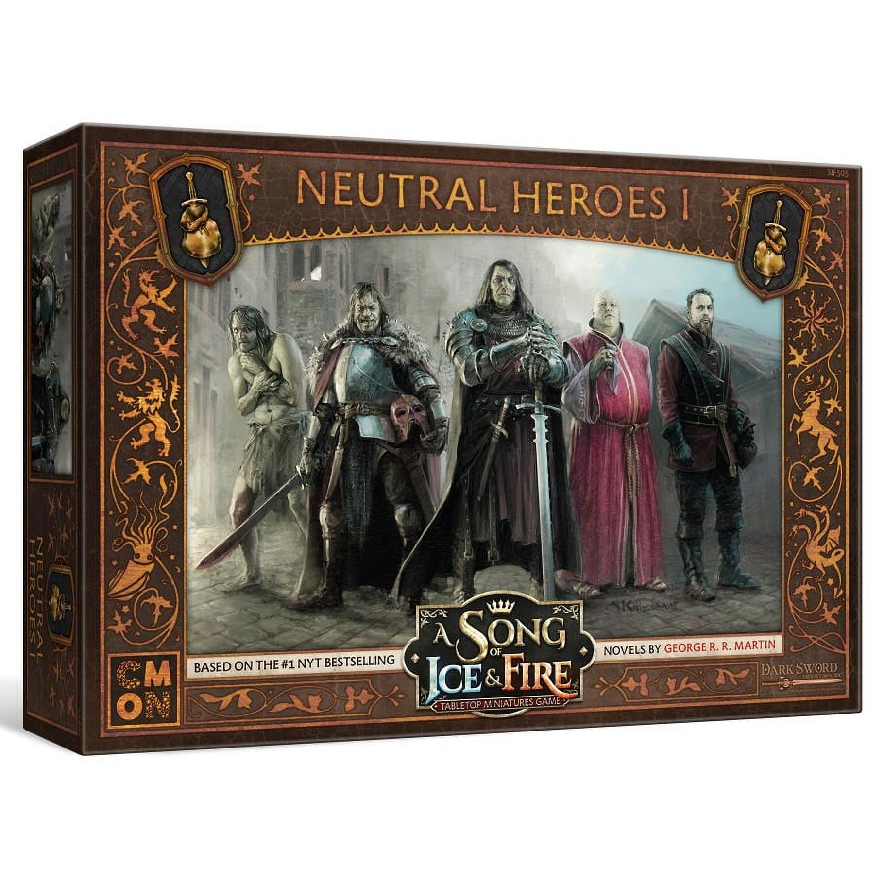 A Song of Ice & Fire: Tabletop Miniatures Game Neutral Heroes 1 Box, by CMON - image 2 of 11