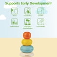 thumbnail image 4 of PlanToys® Stacking Cups Ring Wooden Montessori Size and Colour Sorting Toy | Fine Motor, Early Math and Coordination Development | Eco Friendly Educational Activity for Toddlers, 4 of 9