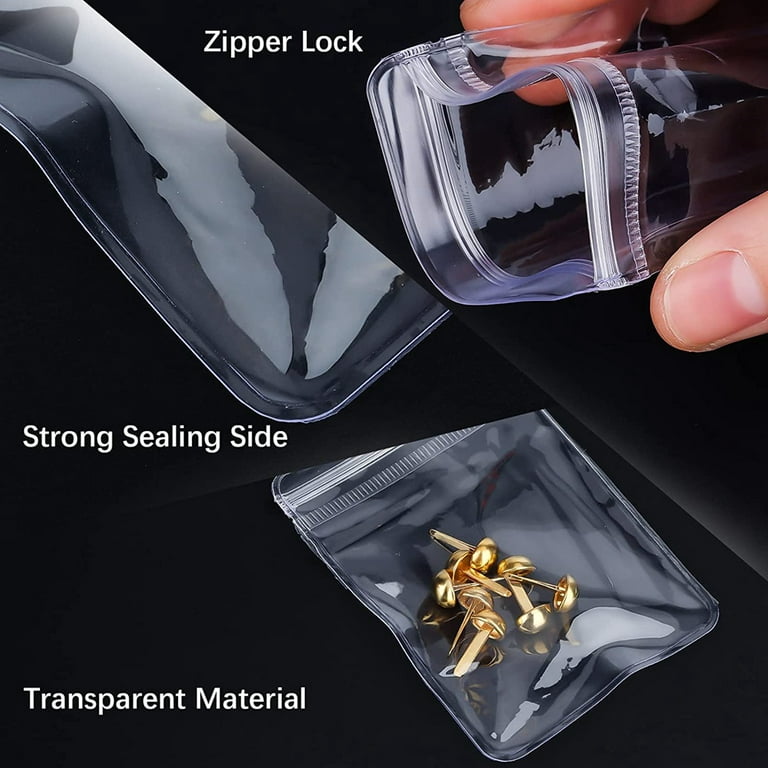 150Pcs 3 Sizes Clear Earring Bags, Waterproof Bags Thickened Reusable  Storage Pouch for Jewelry Rings Necklace Bracelet