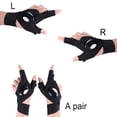 thumbnail image 4 of Advancent Guantes sin dedos para pesca, 200mAh, 3,7 V, batería ajustable, doble LED, iluminación nocturna, manoplas deportivas, accesorios Type3 NO3, 4 of 6