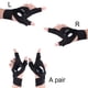 thumbnail image 2 of Wosthever Guantes sin dedos de pesca de algodón 3,7 V, portátil, ajustable, Flexible, funciona con pilas, doble LED, manopla deportiva para Type10 NO10, 2 of 6