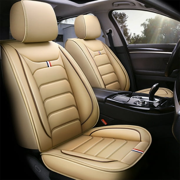 OTOEZ Car Seat Covers Luxury Leather 5Seats Full Set Protector