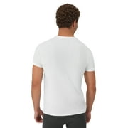 Hanes Men's Value Pack White Crew T-Shirt Undershirts, 6 Pack