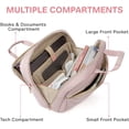 thumbnail image 3 of Sac pour Ordinateur Portable 17,3 Pouces, IBAOLE Mallette Extensible Sac pour Femmes Verrouillable, 3 of 7