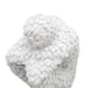 thumbnail image 2 of Abstract Mosaic Sculpture White Resin Eco Friendly Bookend Function Thinker Mosaic Statue for Bedroom Shelf Office, 2 of 3