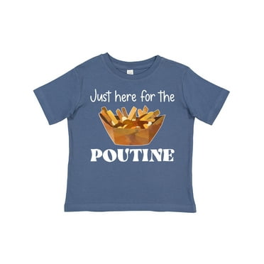 Inktastic Canada Day Just Here for the Poutine Boys or Girls Toddler T-Shirt