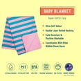 thumbnail image 3 of Wildkin Plush Velour Baby Blanket for Girls and Boys (Pink Stripes), 3 of 5