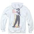 thumbnail image 3 of Stevie Ray Vaughan Standing Tall (Back Print) Adult Zipper Hoodie Sweatshirt White, 3 of 3