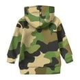 thumbnail image 3 of Xyxonk Hoodies for Girls Cute Camo 10-12 Years Long Sleeve Maple Leaf Print Casual Camouflage Sweatshirts with Pockets Fall Winter Hunting Fleece Clothes,Green 120, 3 of 4