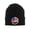 Black, variant on USA Smile Face Patch Cuffed Beanie - Black