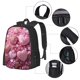 thumbnail image 2 of Fotbe Pink Glitter Heart Candy Mochila para Hombre y Mujer - Tela Oxford 600D Resistente - Mochila Impermeable de Gran Capacidad para Escuela, Viajes y Senderismo, 2 of 6