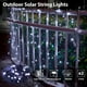 thumbnail image 2 of Paquete de 2 luces navideñas solares LED de 72 pies y 200 luces solares impermeables para exteriores con 8 modos de iluminación, luces solares para árboles de alambre verde para exteriores Xma, 2 of 5
