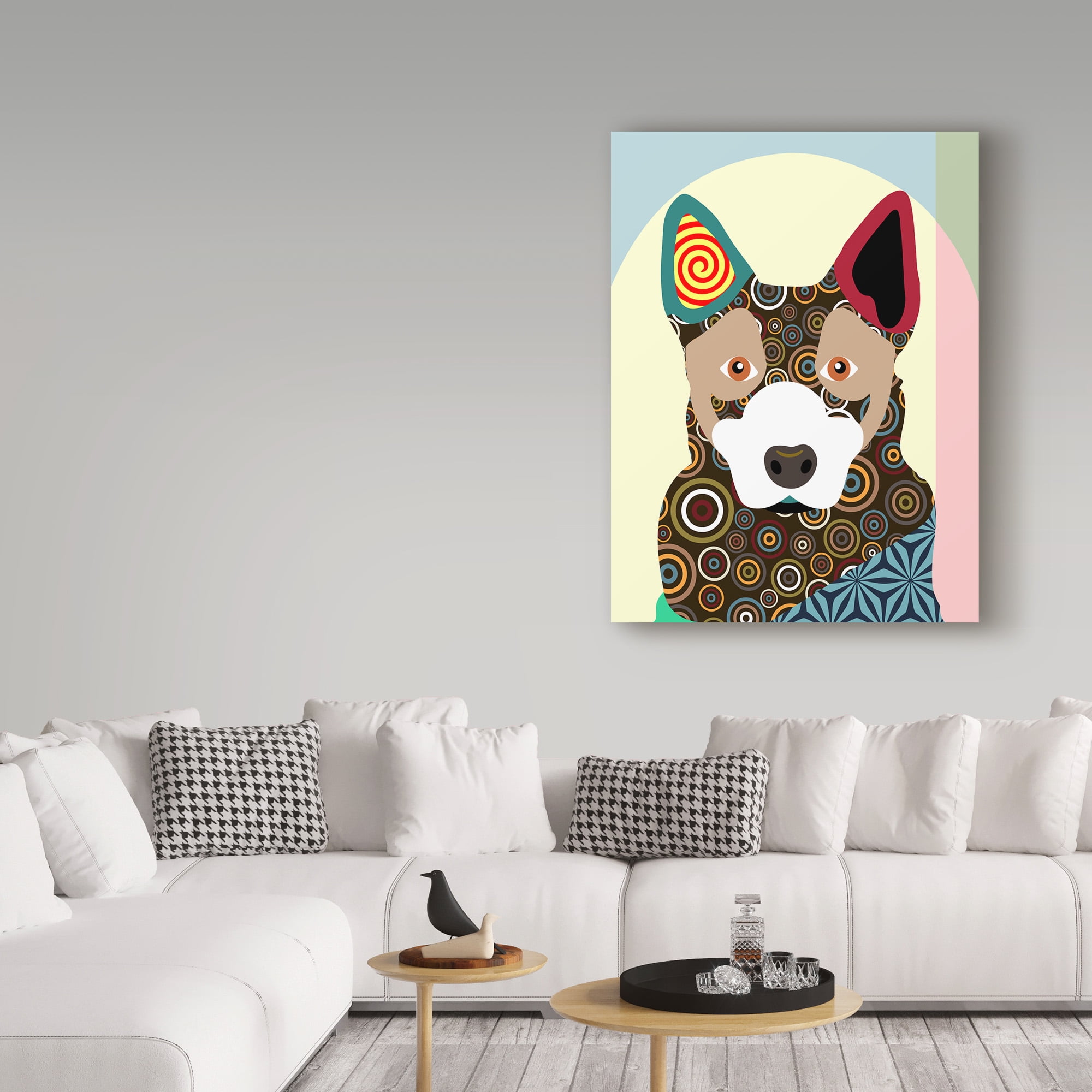 Trademark Fine Art 'Australian Cattle Dog' Canvas Art by Lanre Adefioye