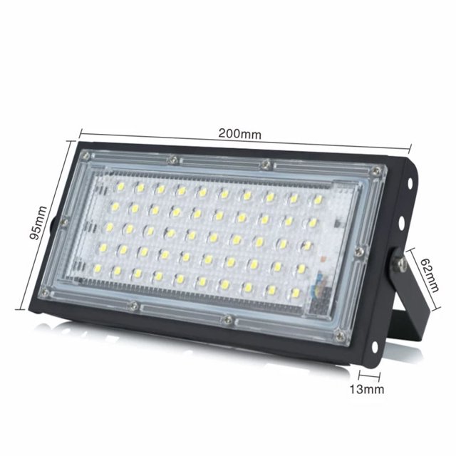 Alta calidad 50 vatios impermeable Ip65 Ac 220v 230v 240v luces solares farola lámpara de carretera atardecer amanecer jardín Led luz de inundación Sincero Hogar