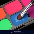 thumbnail image 3 of Face Paint, Water Based Easy To Clean Quick Dry Face Paint Set 8 Colors  for Holiday, 3 of 7