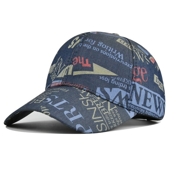 Unisex Graffiti Art Baseball Cap Fashion Funny Print Adjustable Peaked Cap Outdoor Sports Couple Hats Adjustable Curved Brim Hats Sun