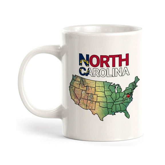 Designs ByLITA North Carolina: First in Flight 11oz Plastic Coffee Mug | State Pride Collection