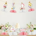 thumbnail image 5 of JOYMEMO 8 Pieces Wildflower 2nd Birthday Honeycomb Centerpieces Girl - Flowers Two Wild Second Birthday Table Decorations, Our Little Wildflower Is Turning Two Table Toppers Garden Birthday Party, 5 of 6