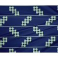 thumbnail image 4 of oneOone Polyester Lycra Fabric Stripe & Check Kasuri Print Sewing Fabric BTY 56 Inch Wide, 4 of 4