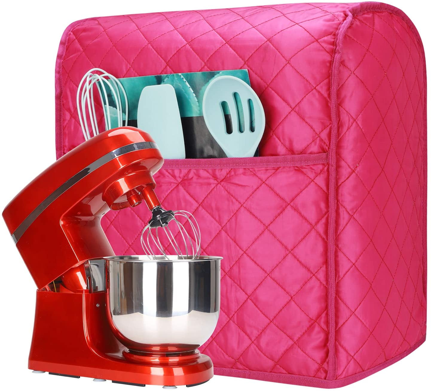 Stand Mixer Cover with Pockets, Mixer Dust Covers Compatible 68 Quart