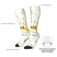 thumbnail image 3 of Daiia Sports Socks Golf Icons And Golfer Printed Novelty Crew Socks for Men Women Knee High Socks Cotton Socks Soft & Breathable Support Unisex Socks, 3 of 9