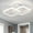White, variant on Ceiling Light Fixture,4500K Modern Hallway Light fixtures Ceiling Lighting,White Square Close to Ceiling Lights for Bathroom  Kitchen Balcony Stair Small Ceiling Lamp (White, 4500K)