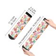 thumbnail image 5 of Bingfone Butterflies And Roses Design Patterned Men'S Women'S Casual Cotton Socks, 5 of 9