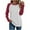009Red, variant on Generic Womens Long Sleeve Tops Workout Jersey Shirts Baseball Style Raglan Tshirts Casual Color Block Tees Comfy Steetwear